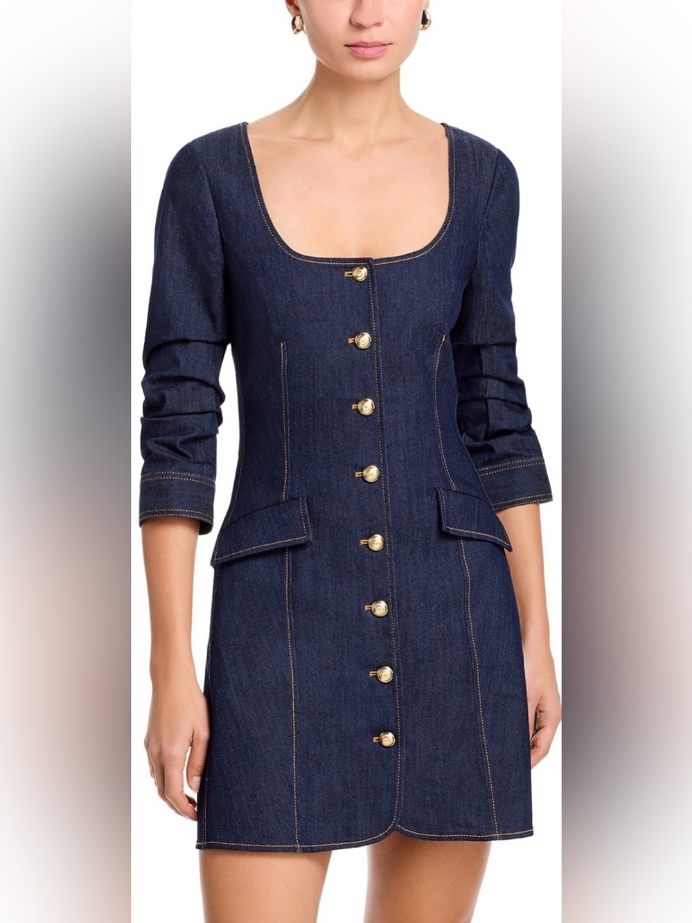 Cinq a Sept Caidin Denim Minidress